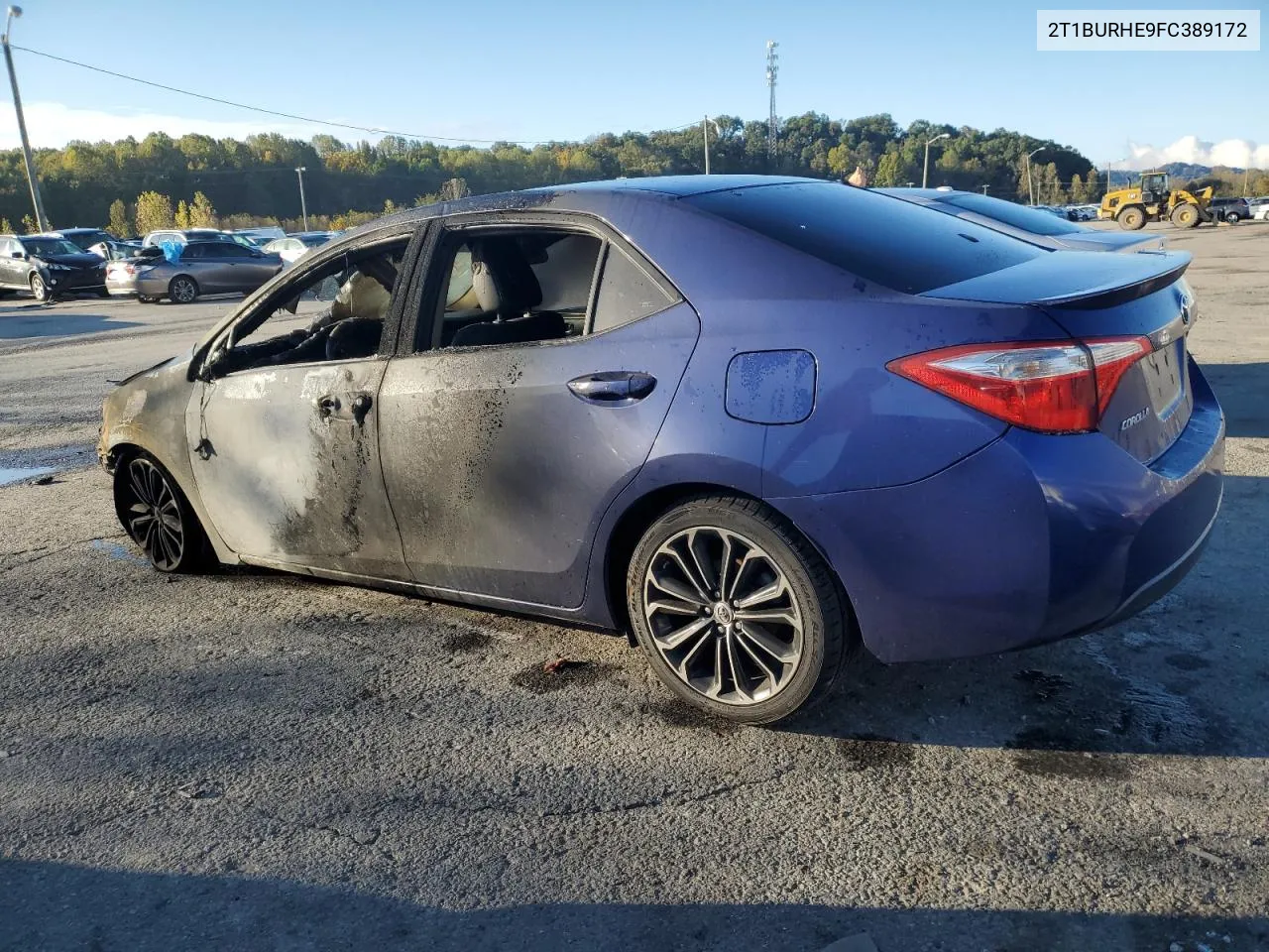 2015 Toyota Corolla L VIN: 2T1BURHE9FC389172 Lot: 76300384