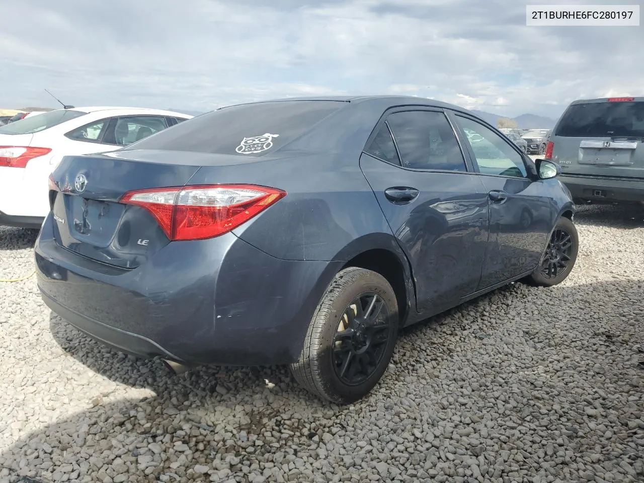 2015 Toyota Corolla L VIN: 2T1BURHE6FC280197 Lot: 76300734