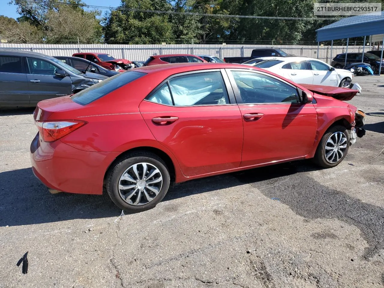 2015 Toyota Corolla L VIN: 2T1BURHE8FC293517 Lot: 76402234