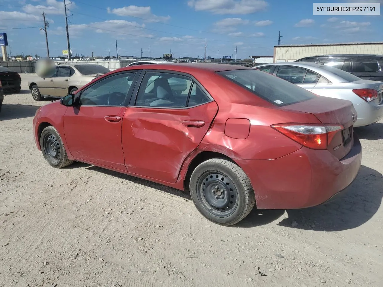 5YFBURHE2FP297191 2015 Toyota Corolla L