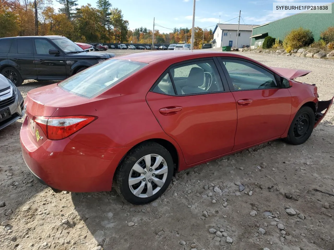 2015 Toyota Corolla L VIN: 5YFBURHE1FP281838 Lot: 76671234