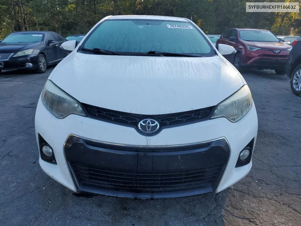 2015 Toyota Corolla L VIN: 5YFBURHEXFP186632 Lot: 76748334