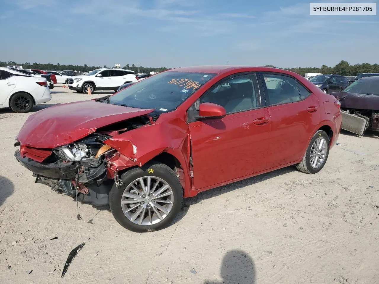 2015 Toyota Corolla L VIN: 5YFBURHE4FP281705 Lot: 76773484