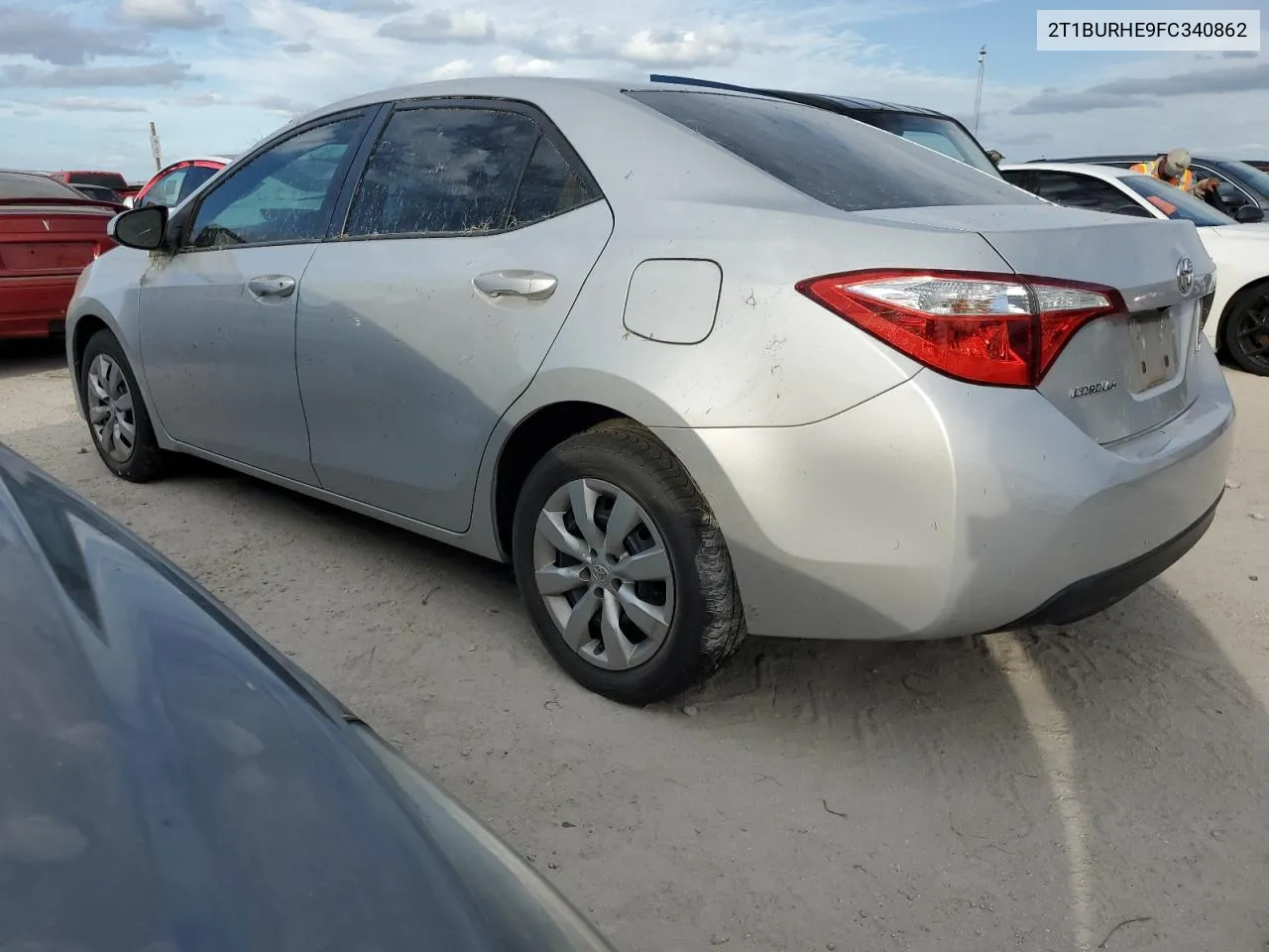 2015 Toyota Corolla L VIN: 2T1BURHE9FC340862 Lot: 76806394