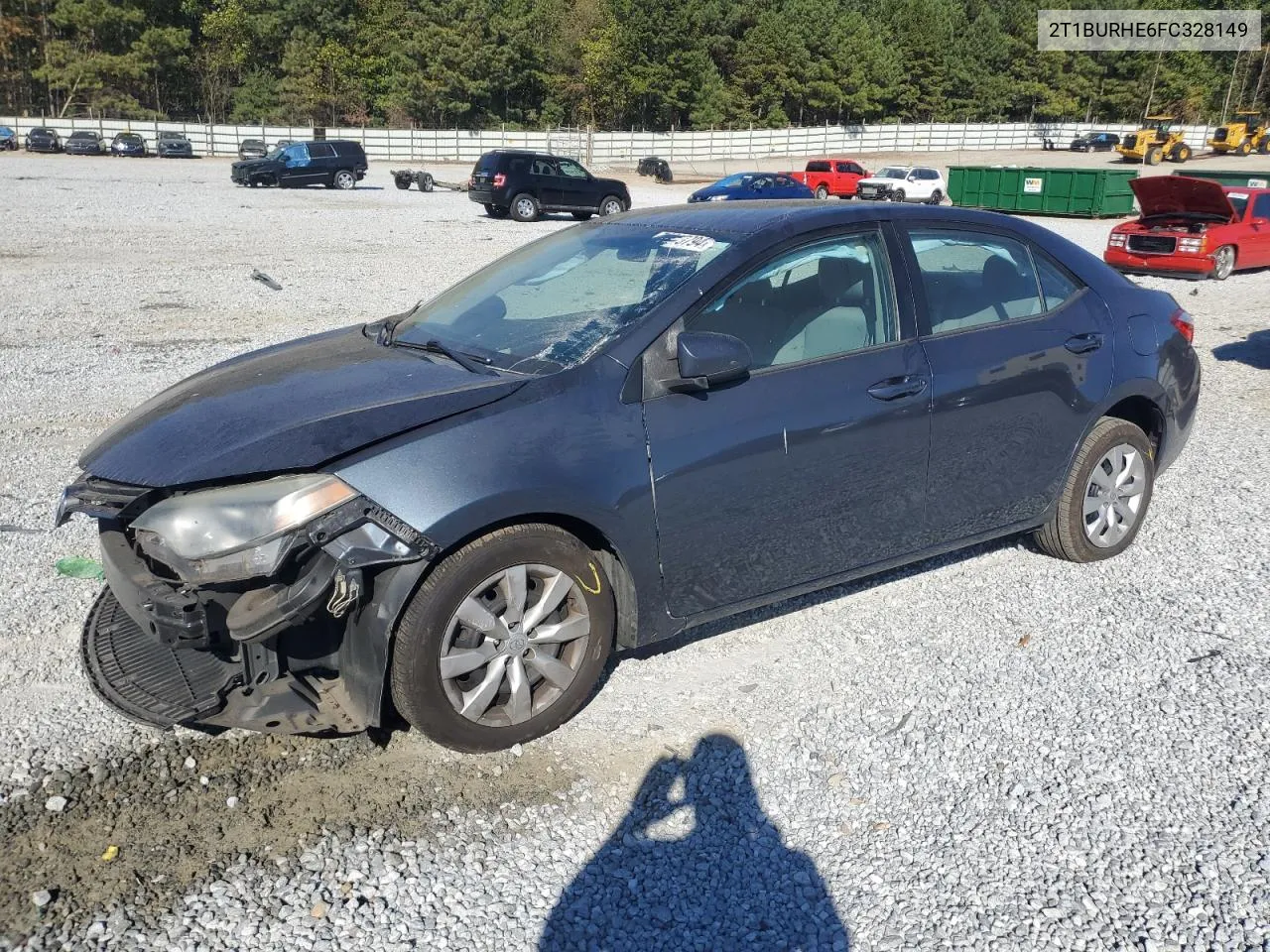 2015 Toyota Corolla L VIN: 2T1BURHE6FC328149 Lot: 77063584