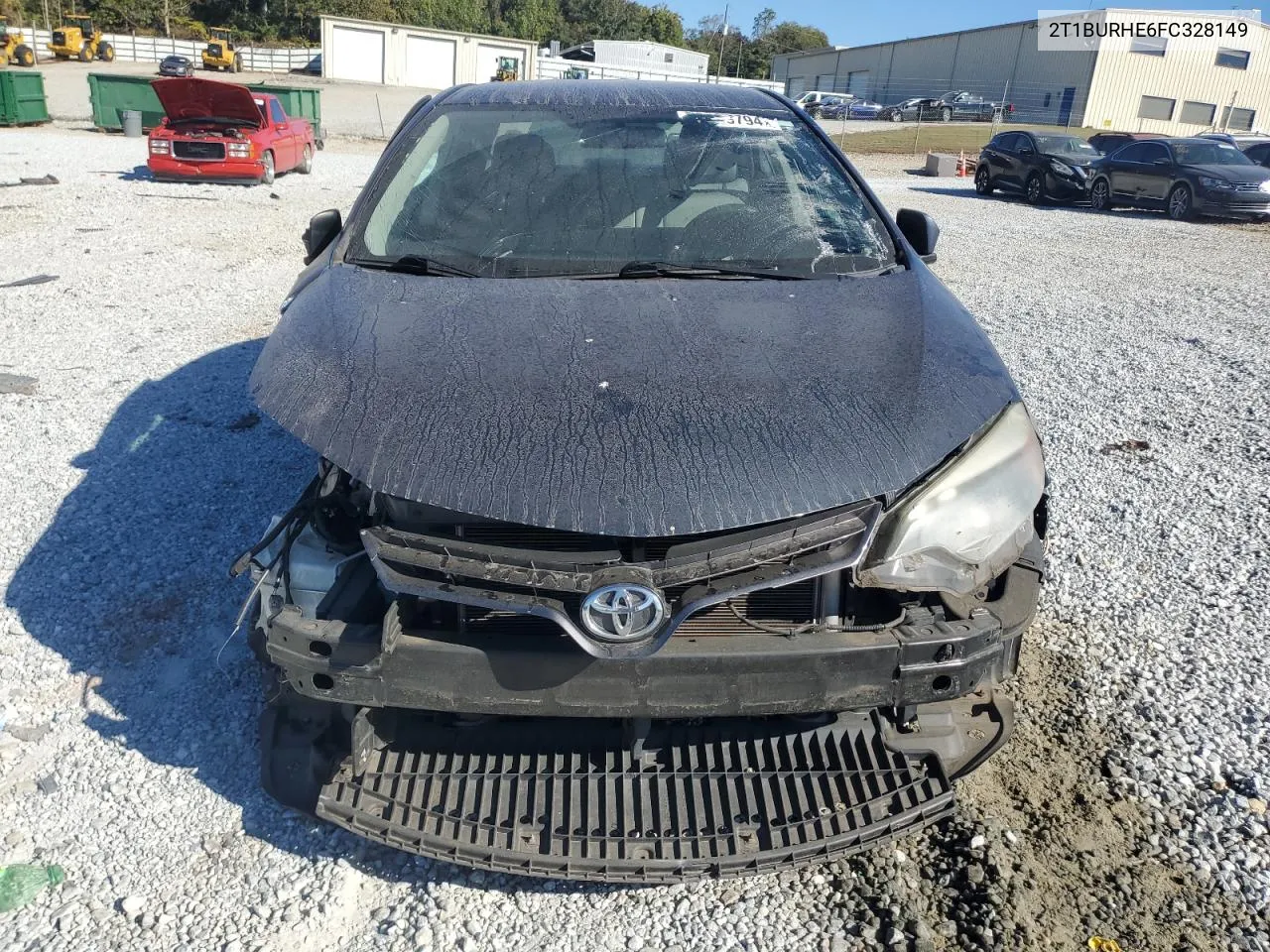 2015 Toyota Corolla L VIN: 2T1BURHE6FC328149 Lot: 77063584