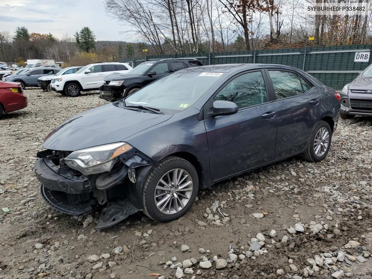 2015 Toyota Corolla L VIN: 5YFBURHE0FP338482 Lot: 77075744