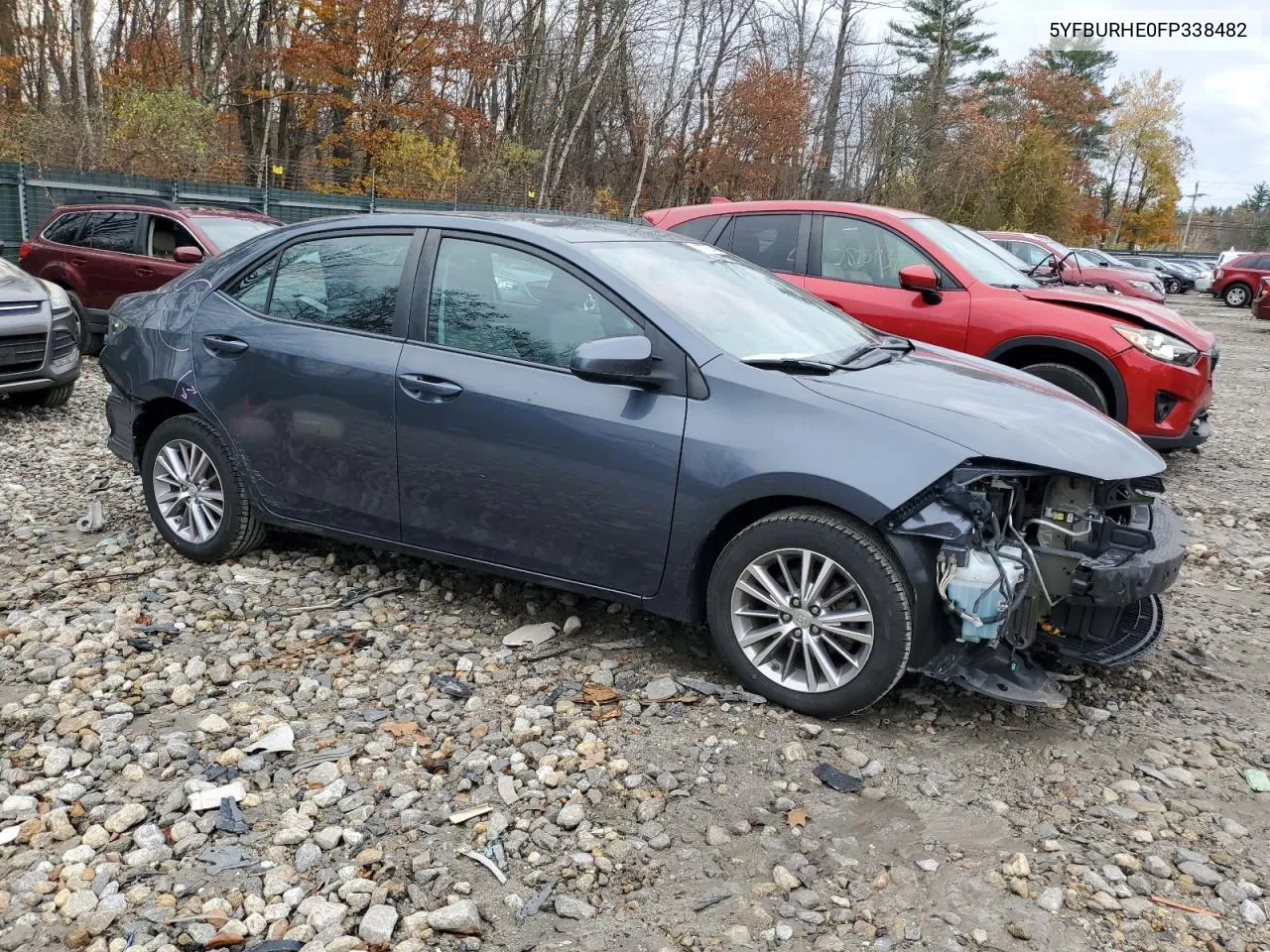 2015 Toyota Corolla L VIN: 5YFBURHE0FP338482 Lot: 77075744