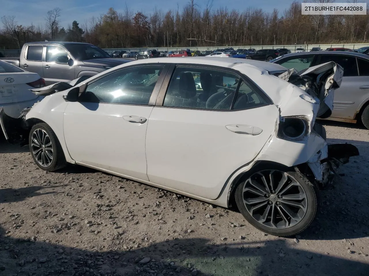 2015 Toyota Corolla L VIN: 2T1BURHE1FC442088 Lot: 77081504