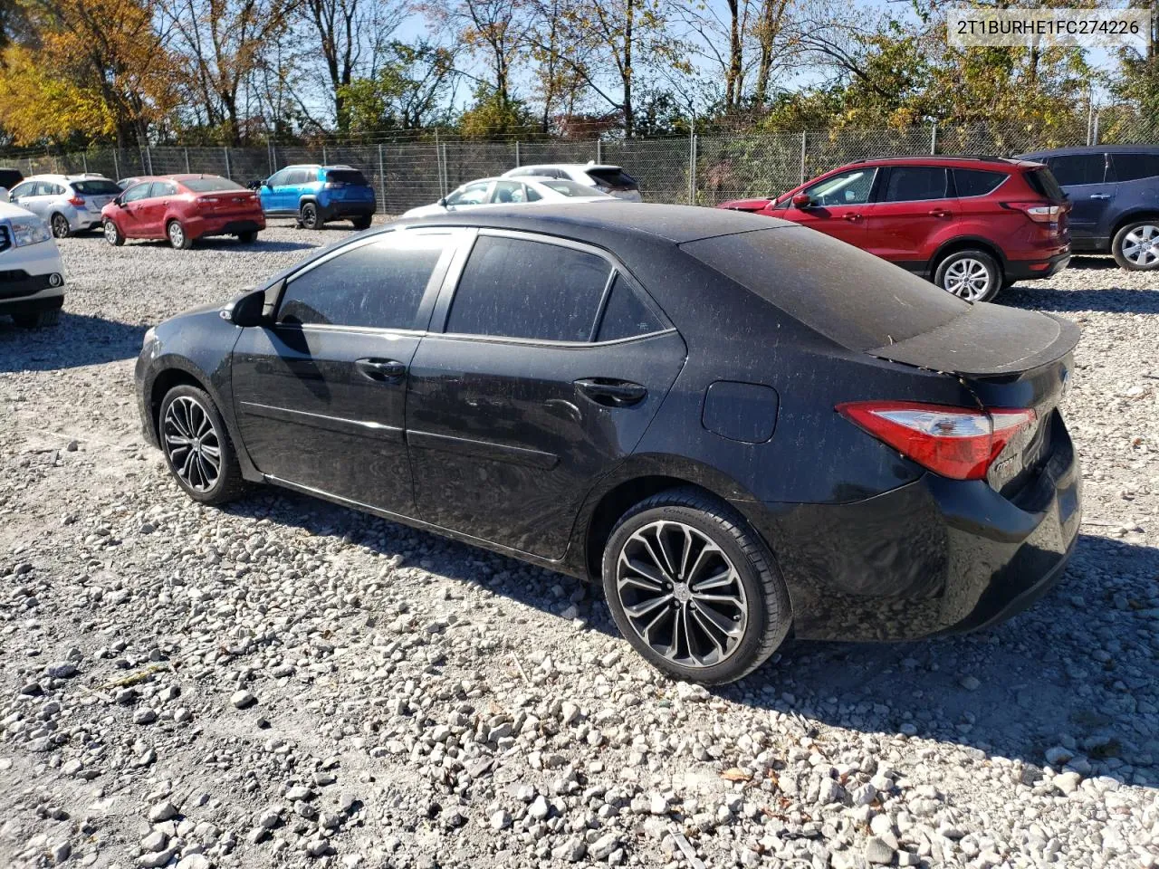 2015 Toyota Corolla L VIN: 2T1BURHE1FC274226 Lot: 77108324