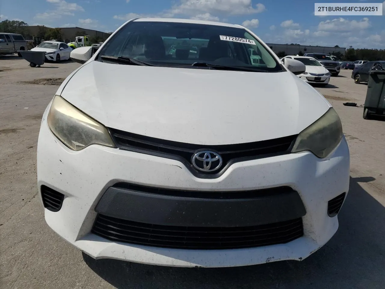 2T1BURHE4FC369251 2015 Toyota Corolla L