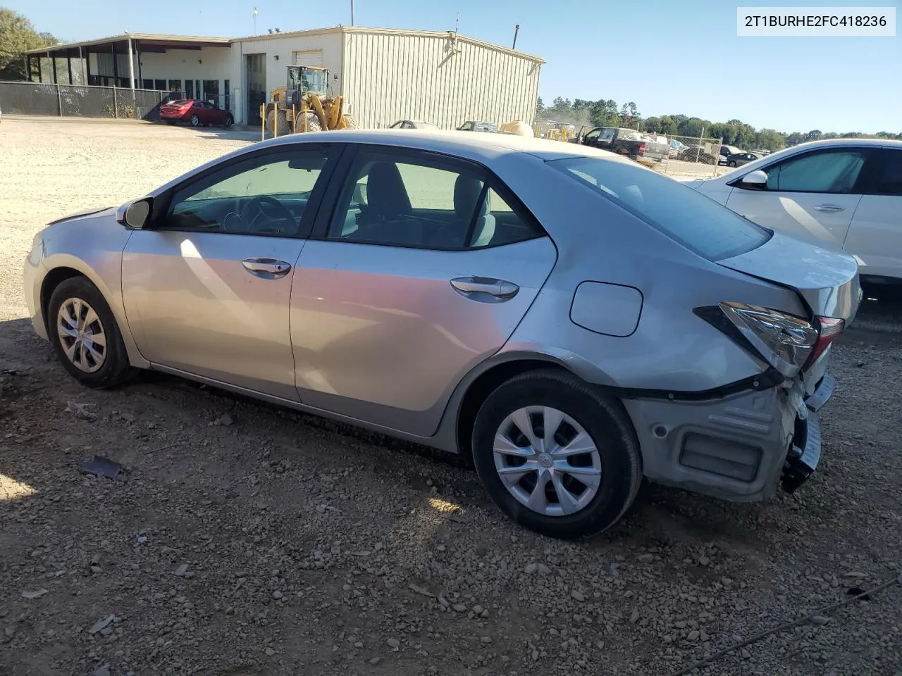 2015 Toyota Corolla L VIN: 2T1BURHE2FC418236 Lot: 77329404