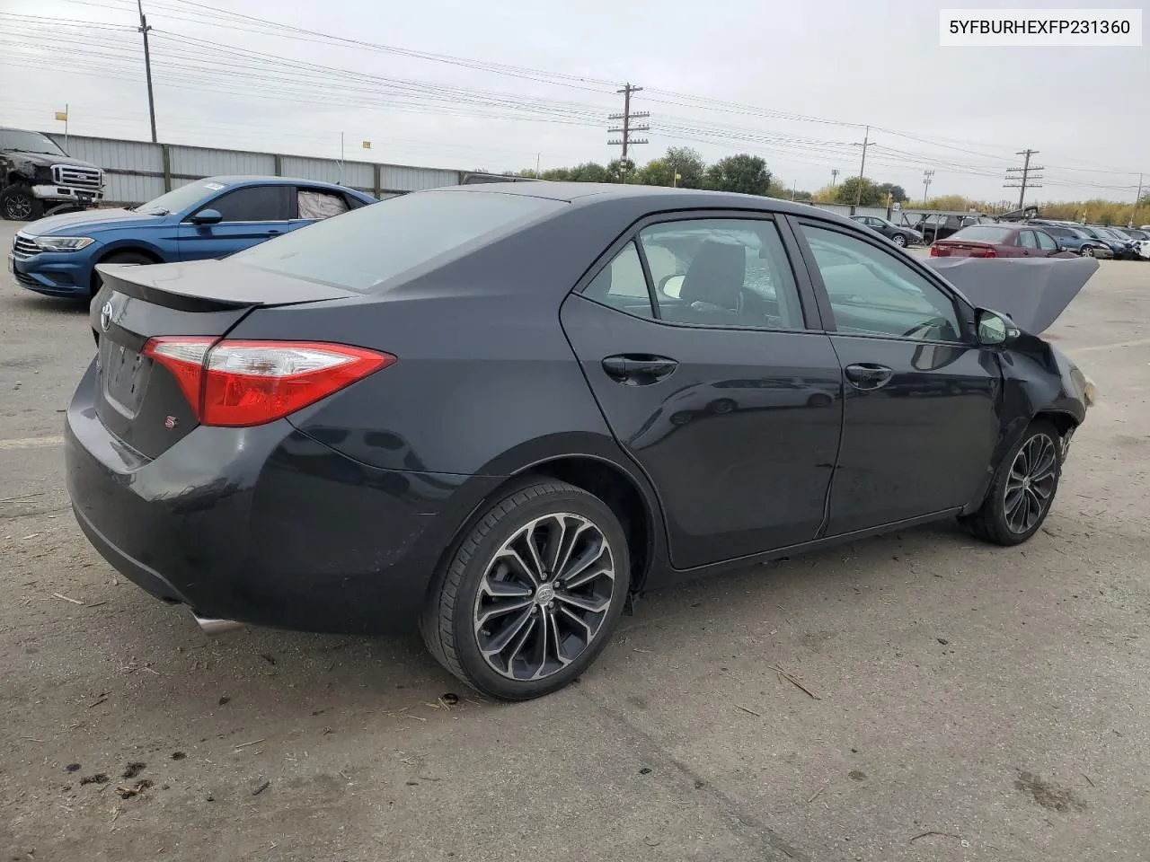 2015 Toyota Corolla L VIN: 5YFBURHEXFP231360 Lot: 77379274