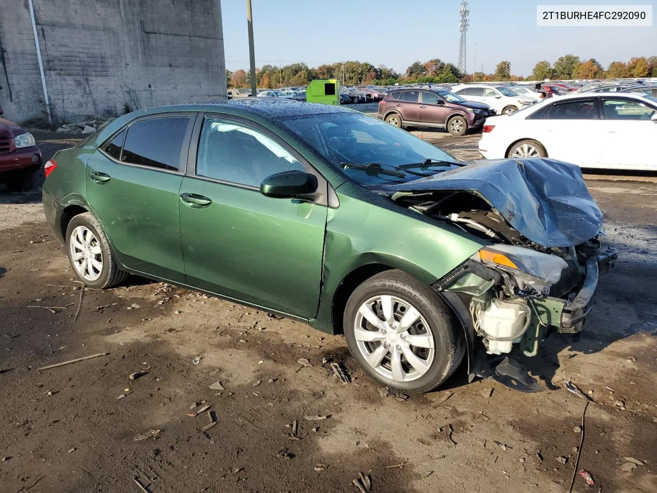 2015 Toyota Corolla L VIN: 2T1BURHE4FC292090 Lot: 77404344