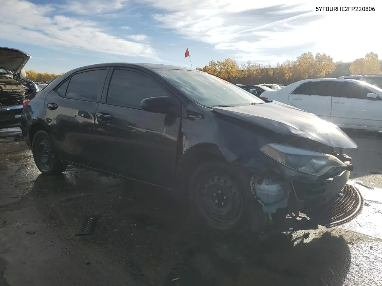 2015 Toyota Corolla L VIN: 5YFBURHE2FP220806 Lot: 77425004