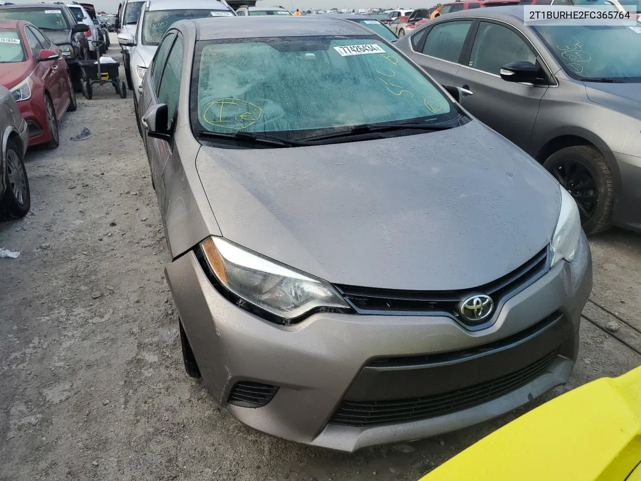 2015 Toyota Corolla L VIN: 2T1BURHE2FC365764 Lot: 77426434