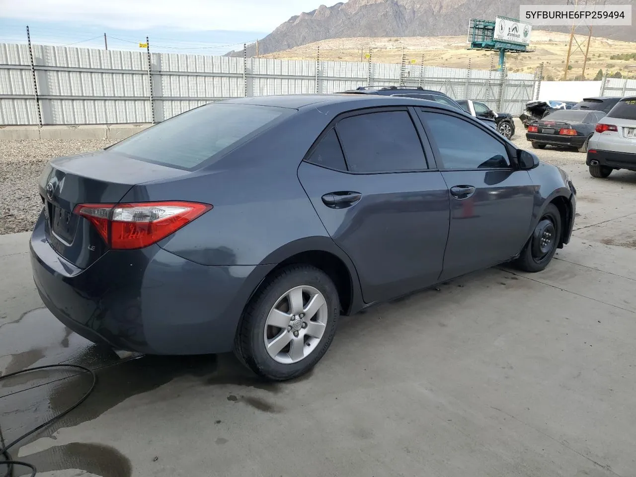 2015 Toyota Corolla L VIN: 5YFBURHE6FP259494 Lot: 77463664