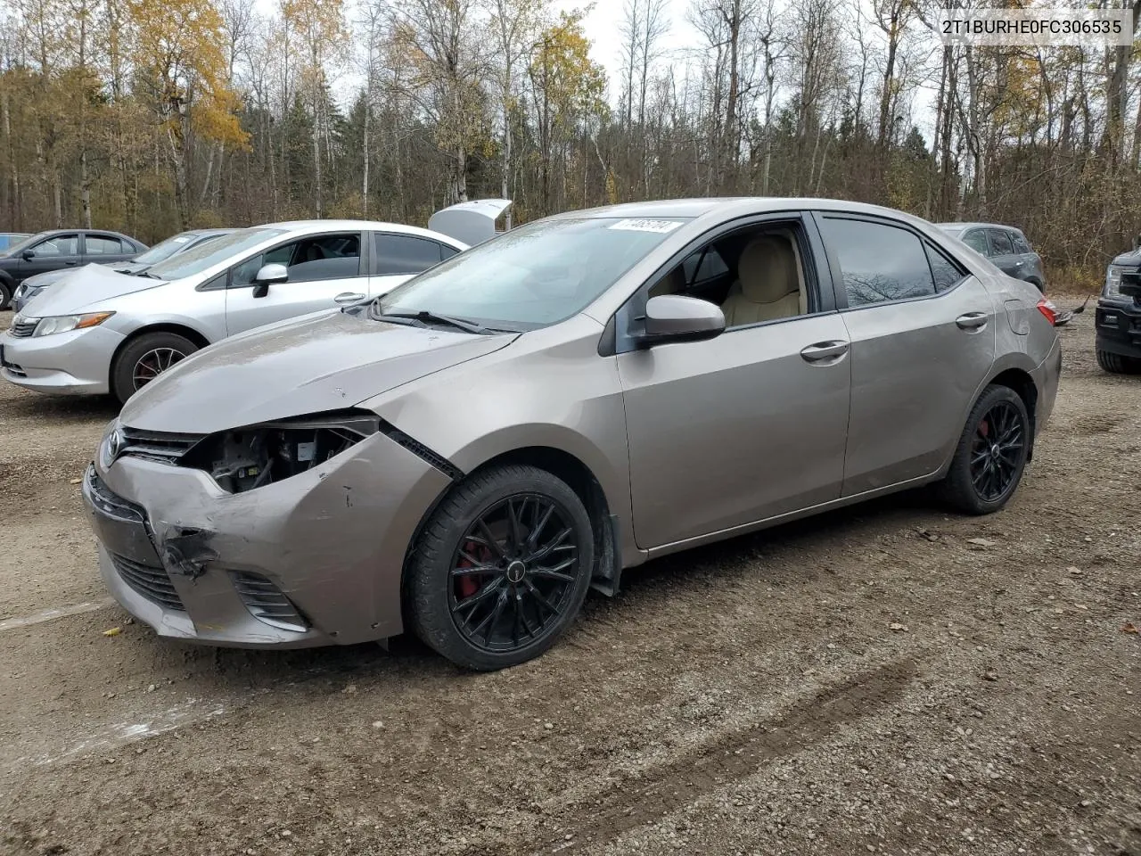 2015 Toyota Corolla L VIN: 2T1BURHE0FC306535 Lot: 77465704