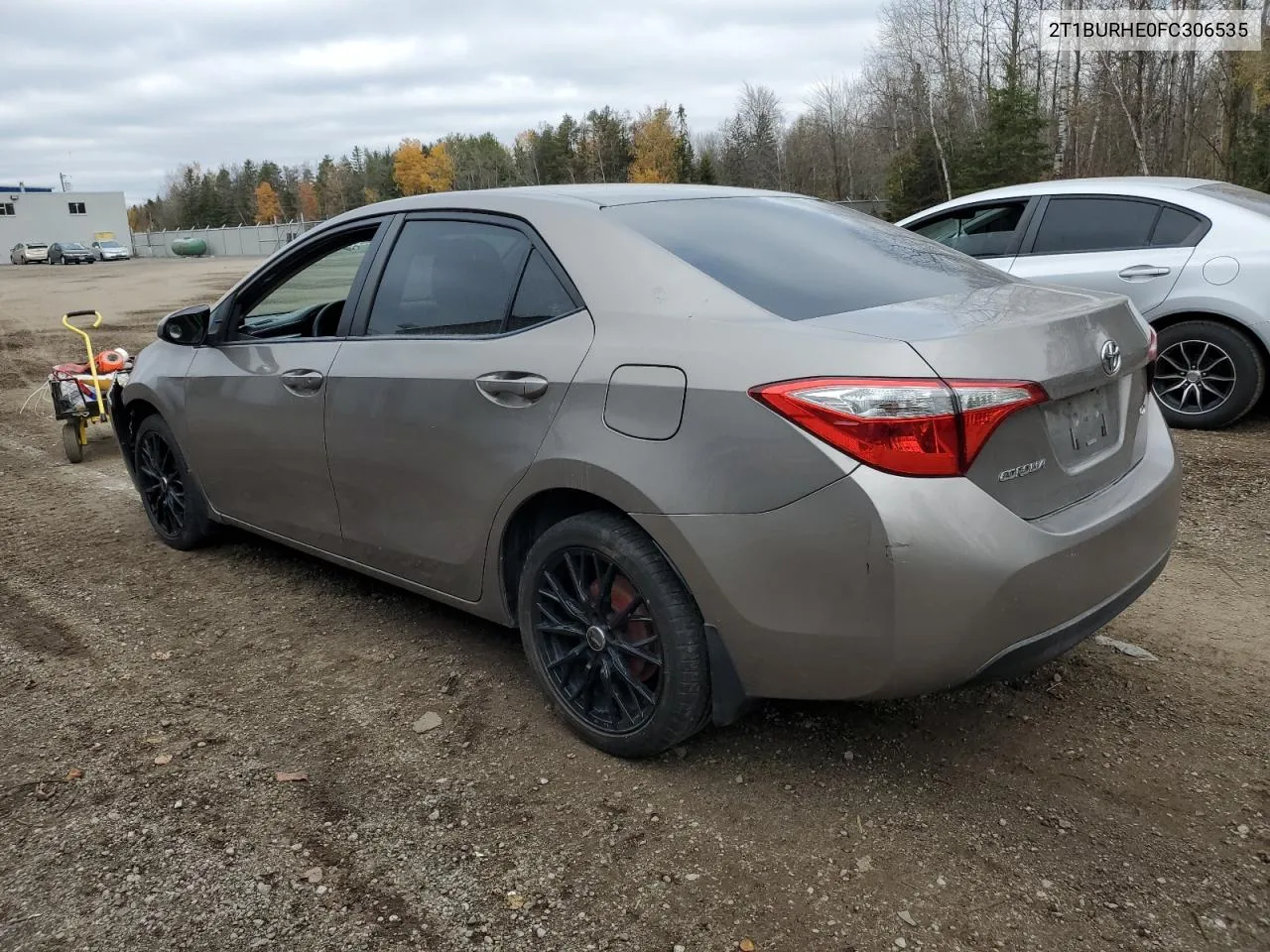 2015 Toyota Corolla L VIN: 2T1BURHE0FC306535 Lot: 77465704