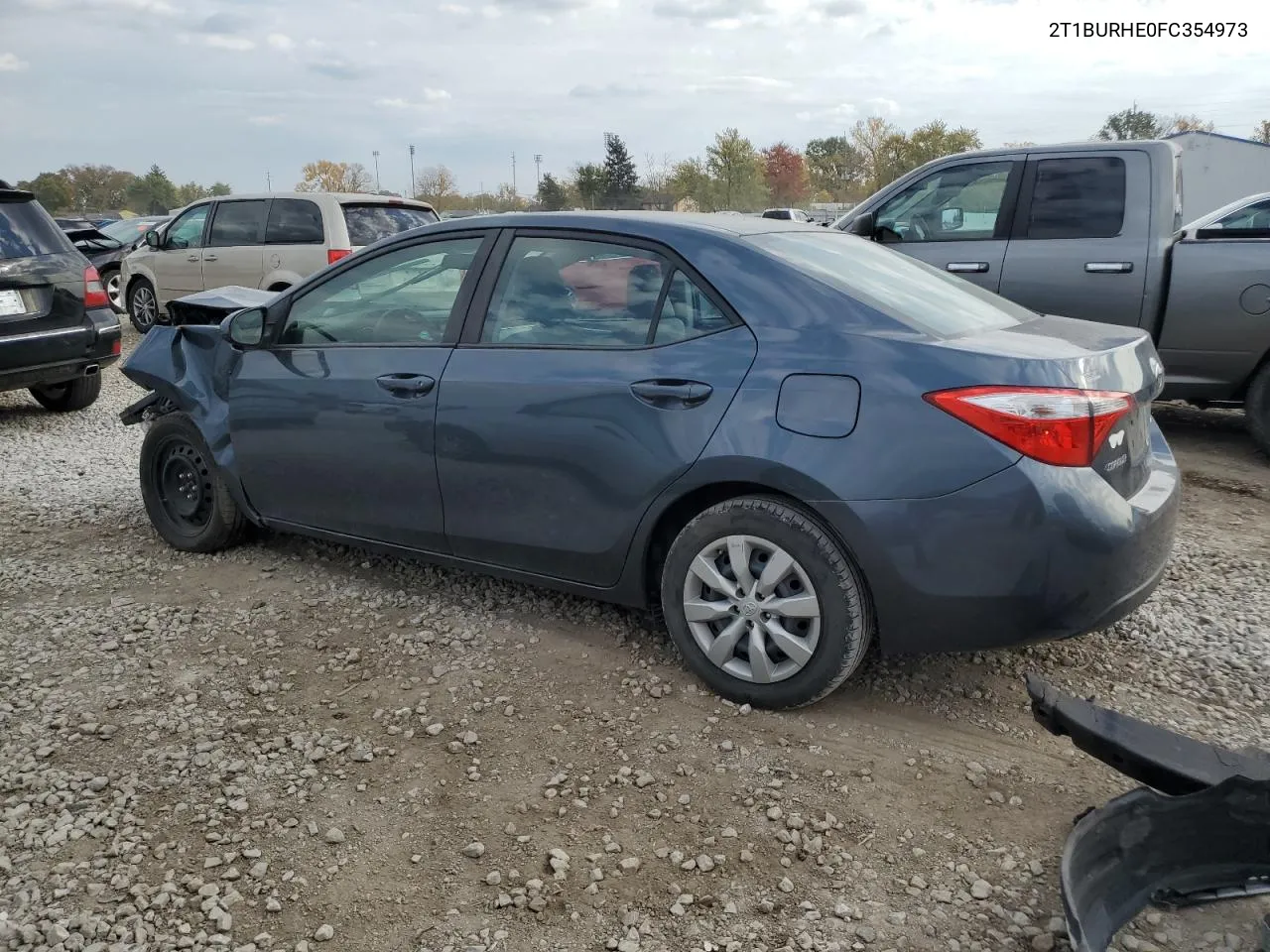 2015 Toyota Corolla L VIN: 2T1BURHE0FC354973 Lot: 77488554