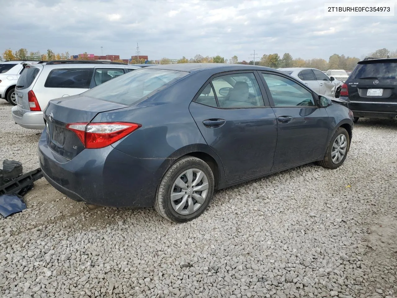 2015 Toyota Corolla L VIN: 2T1BURHE0FC354973 Lot: 77488554