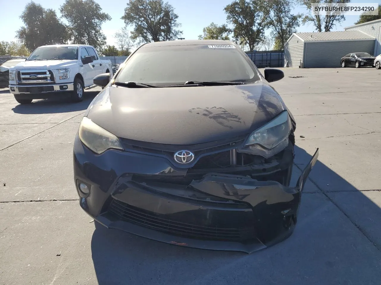 2015 Toyota Corolla L VIN: 5YFBURHE8FP234290 Lot: 77600954