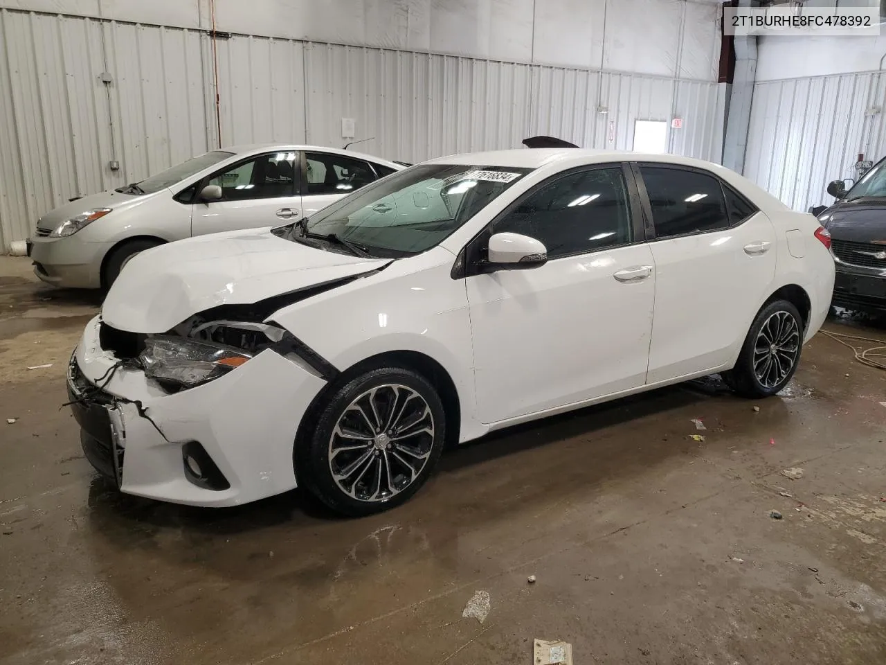 2015 Toyota Corolla L VIN: 2T1BURHE8FC478392 Lot: 77616834