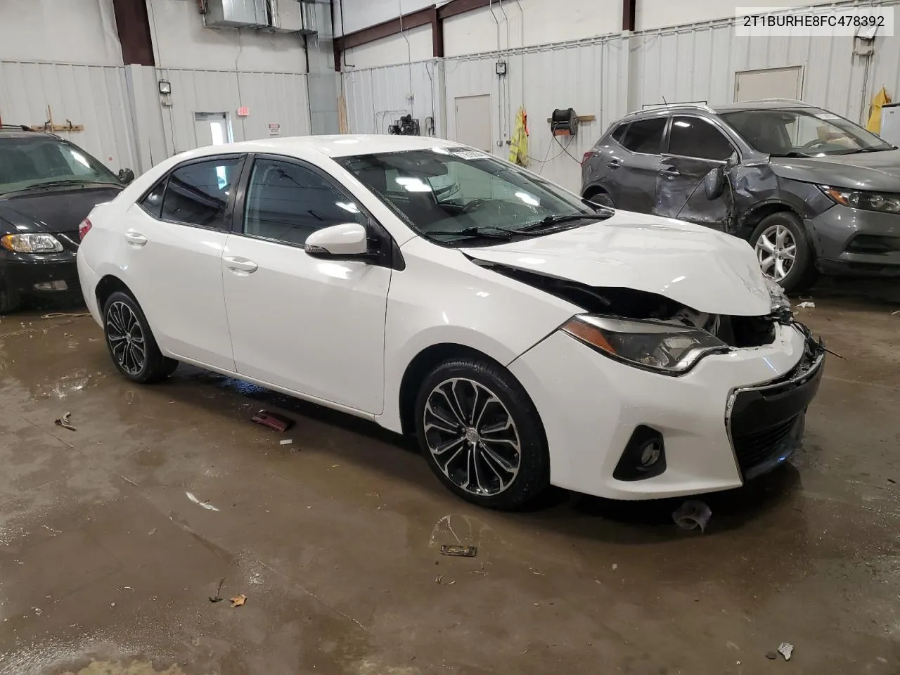 2015 Toyota Corolla L VIN: 2T1BURHE8FC478392 Lot: 77616834