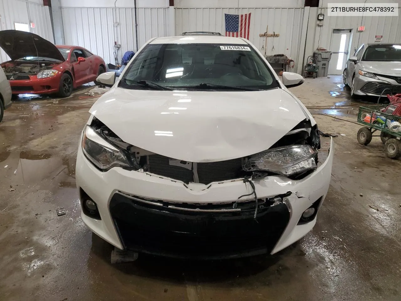 2015 Toyota Corolla L VIN: 2T1BURHE8FC478392 Lot: 77616834