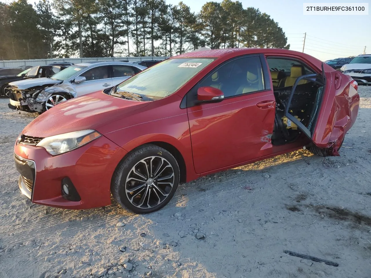 2T1BURHE9FC361100 2015 Toyota Corolla L