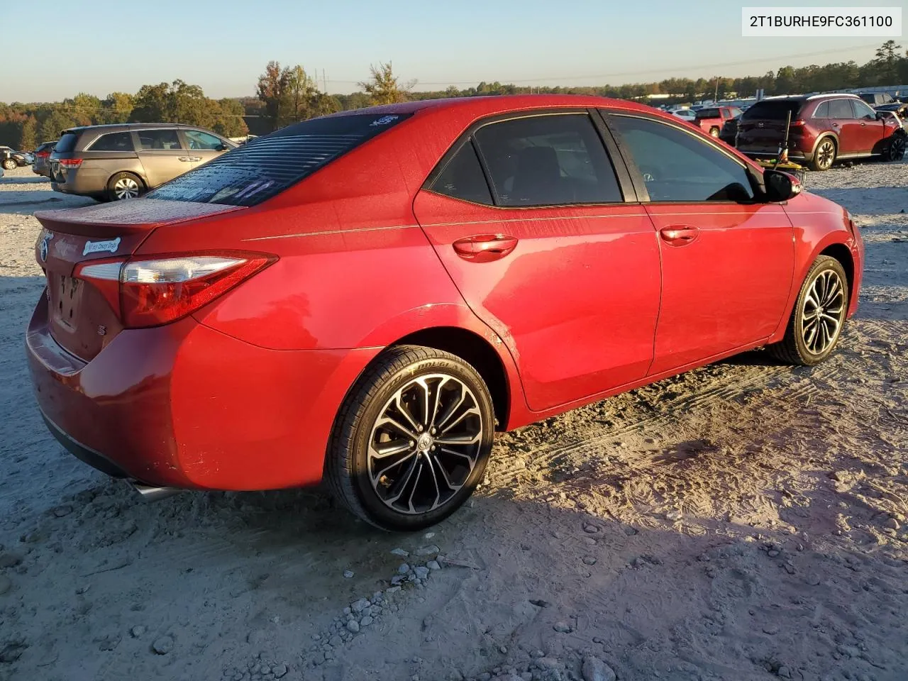 2015 Toyota Corolla L VIN: 2T1BURHE9FC361100 Lot: 77632404