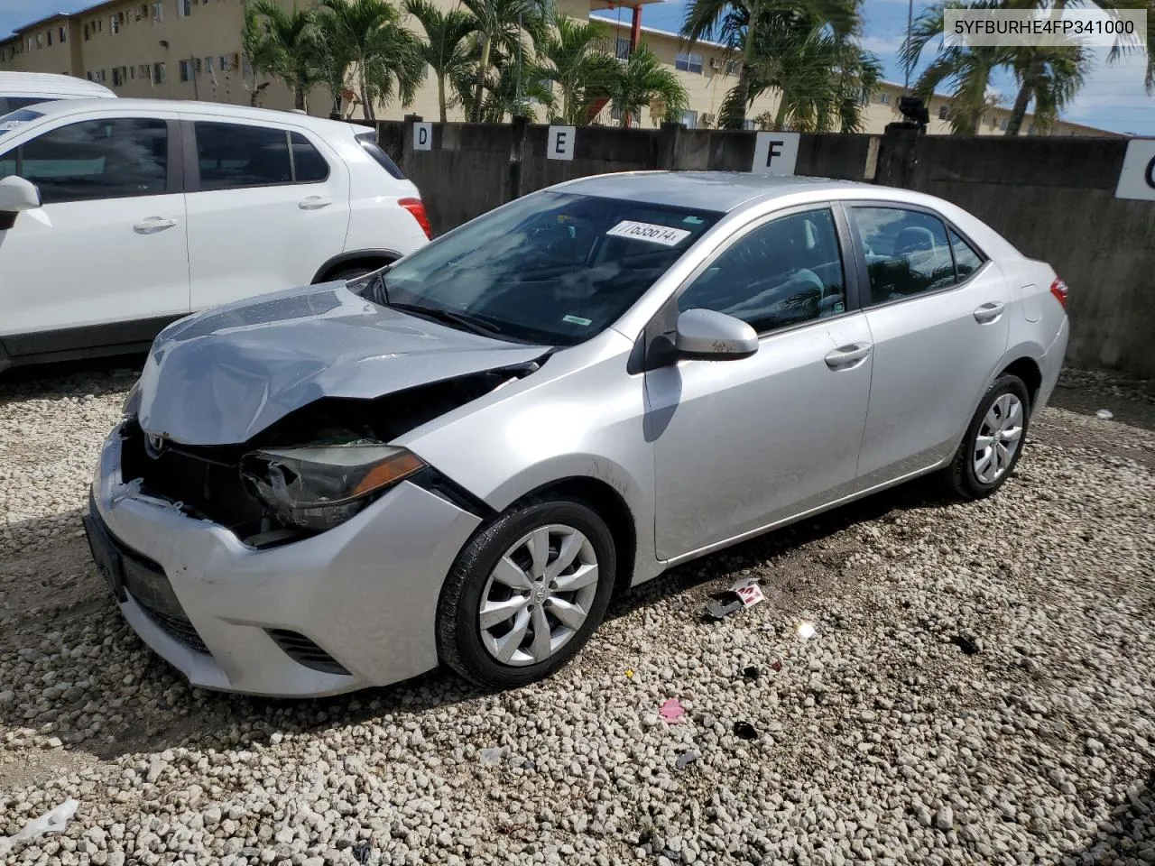 2015 Toyota Corolla L VIN: 5YFBURHE4FP341000 Lot: 77635614