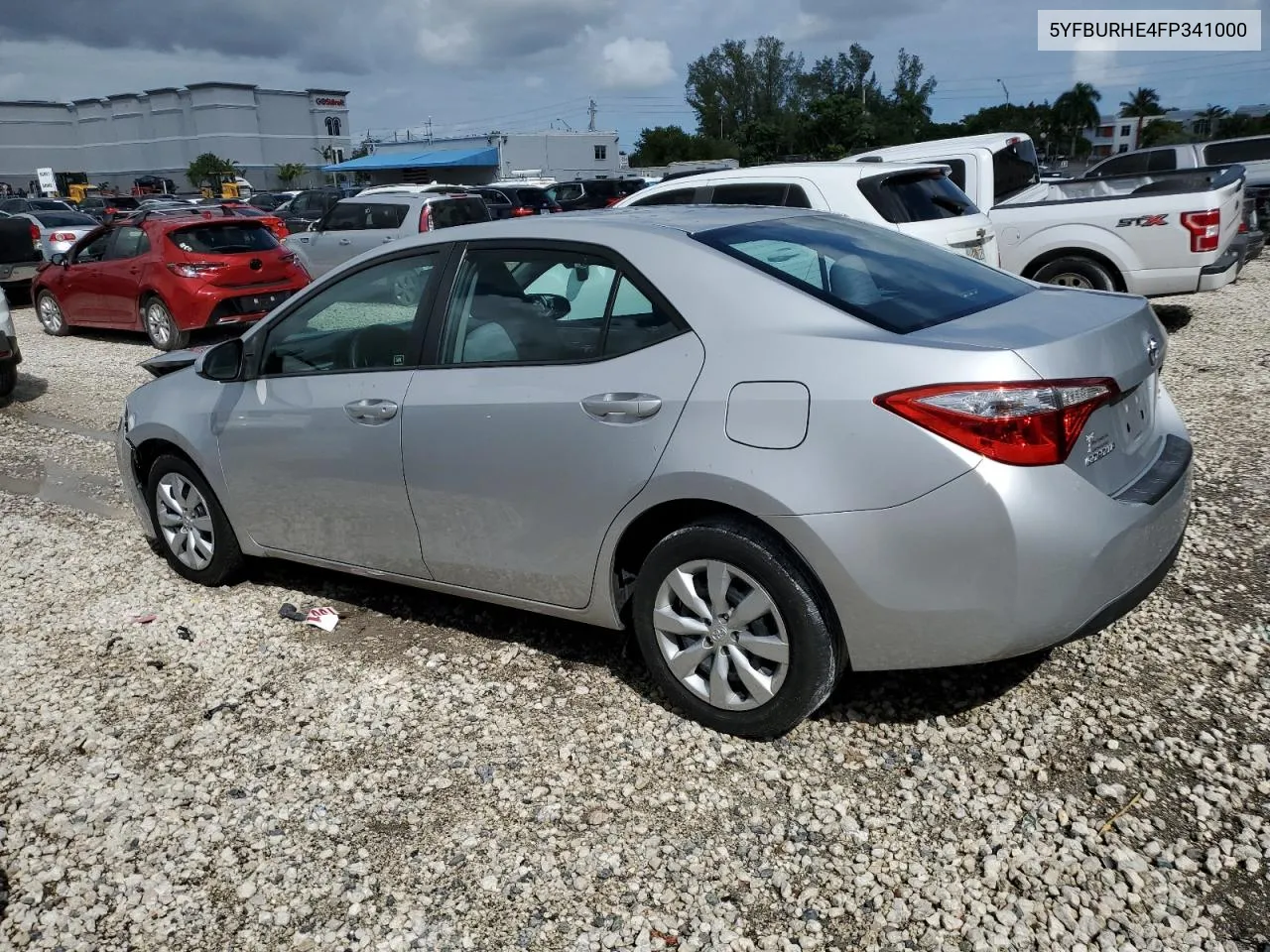 2015 Toyota Corolla L VIN: 5YFBURHE4FP341000 Lot: 77635614