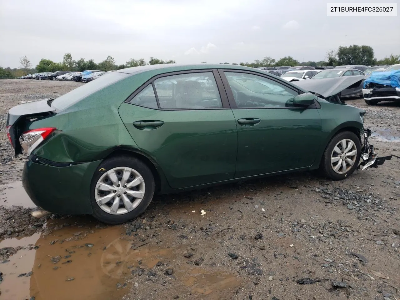 2015 Toyota Corolla L VIN: 2T1BURHE4FC326027 Lot: 77662284