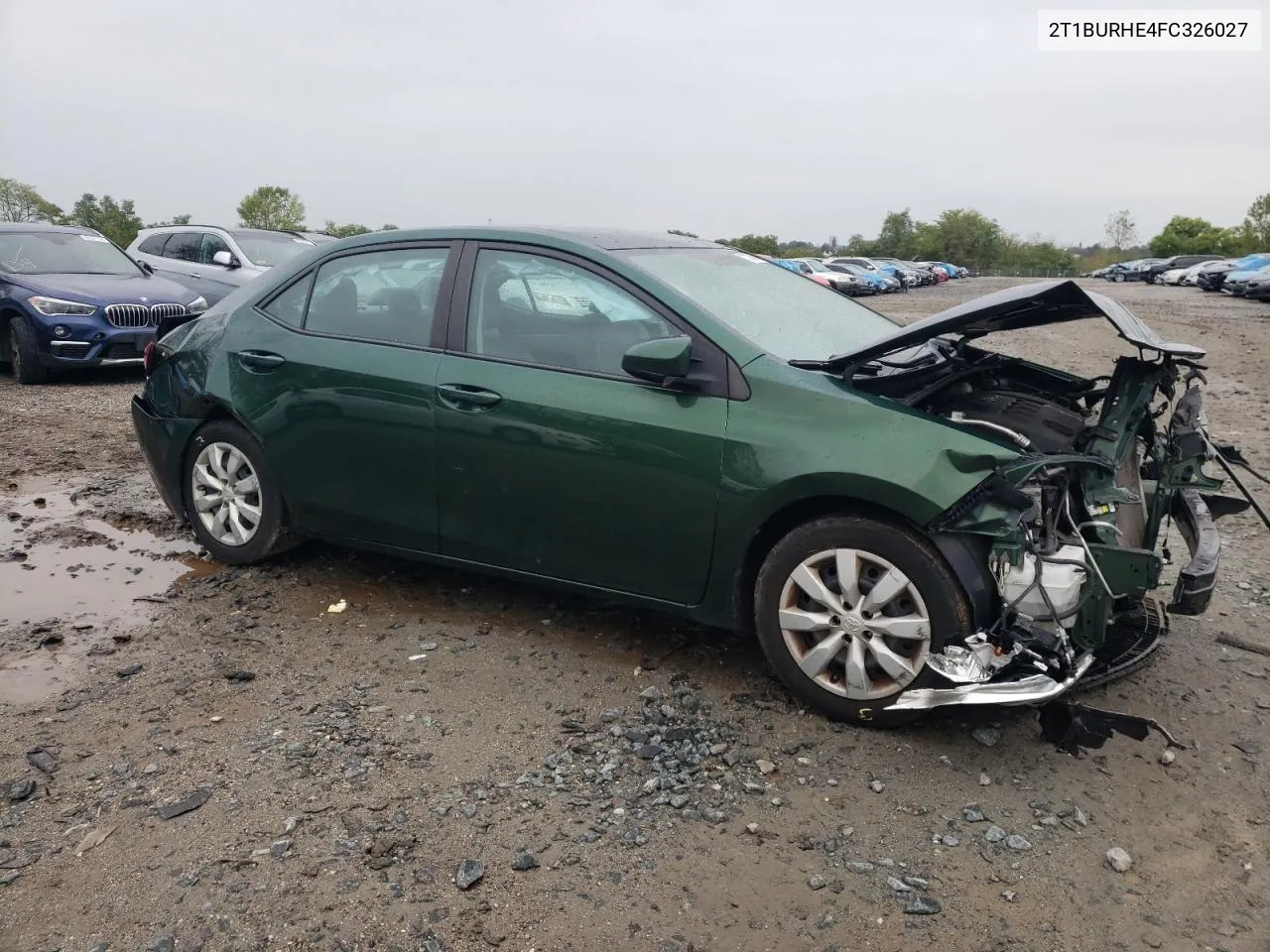 2015 Toyota Corolla L VIN: 2T1BURHE4FC326027 Lot: 77662284