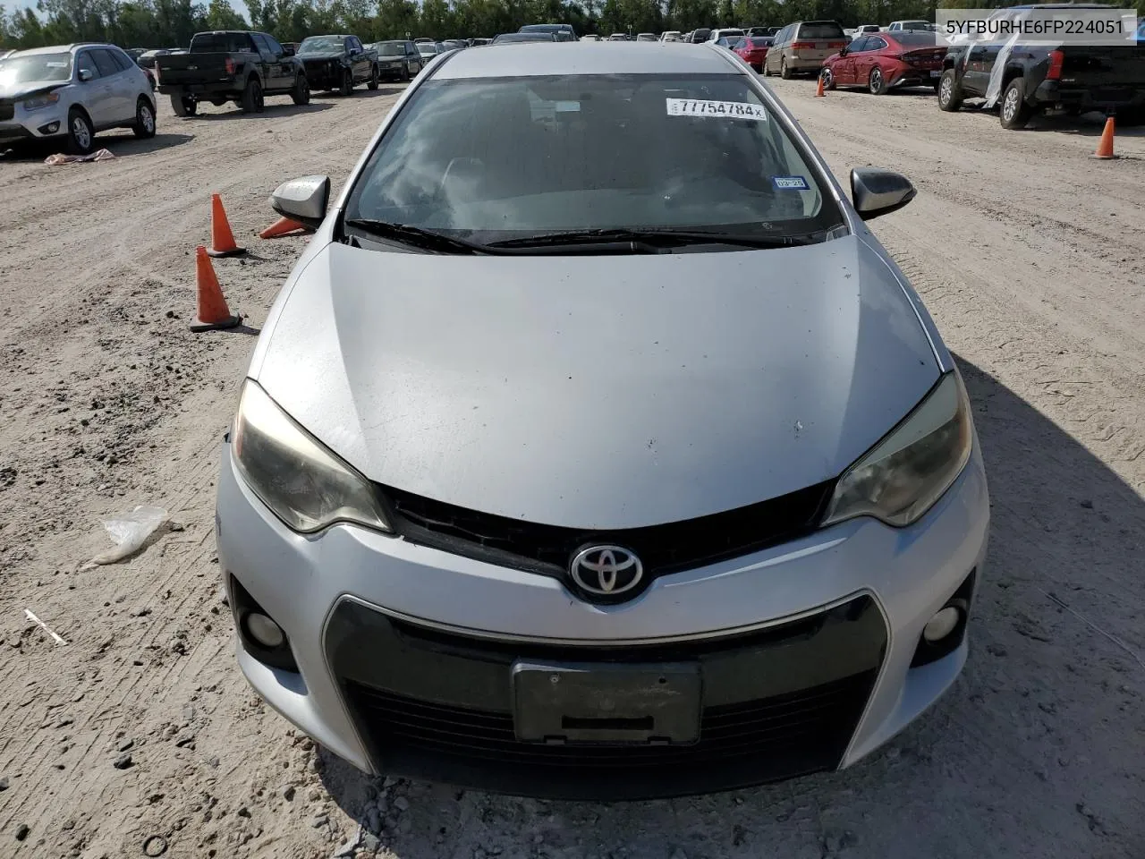 2015 Toyota Corolla L VIN: 5YFBURHE6FP224051 Lot: 77754784