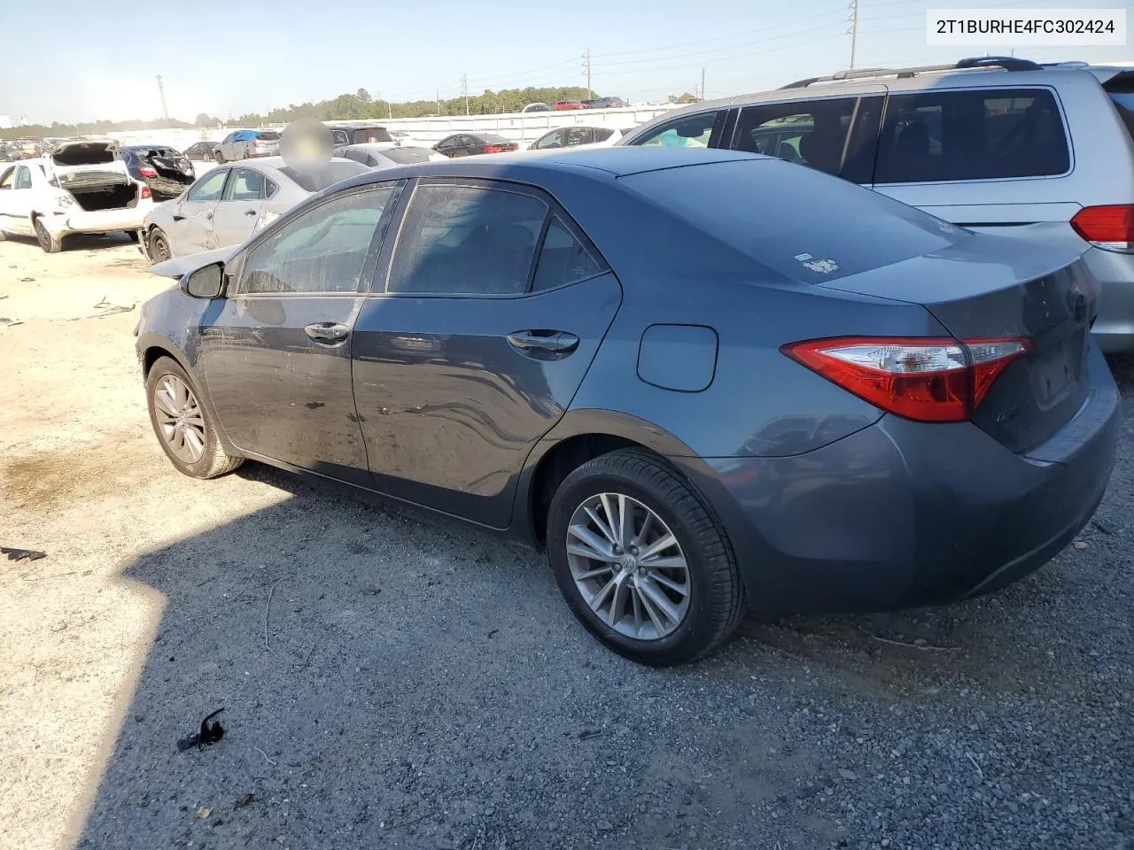 2T1BURHE4FC302424 2015 Toyota Corolla L