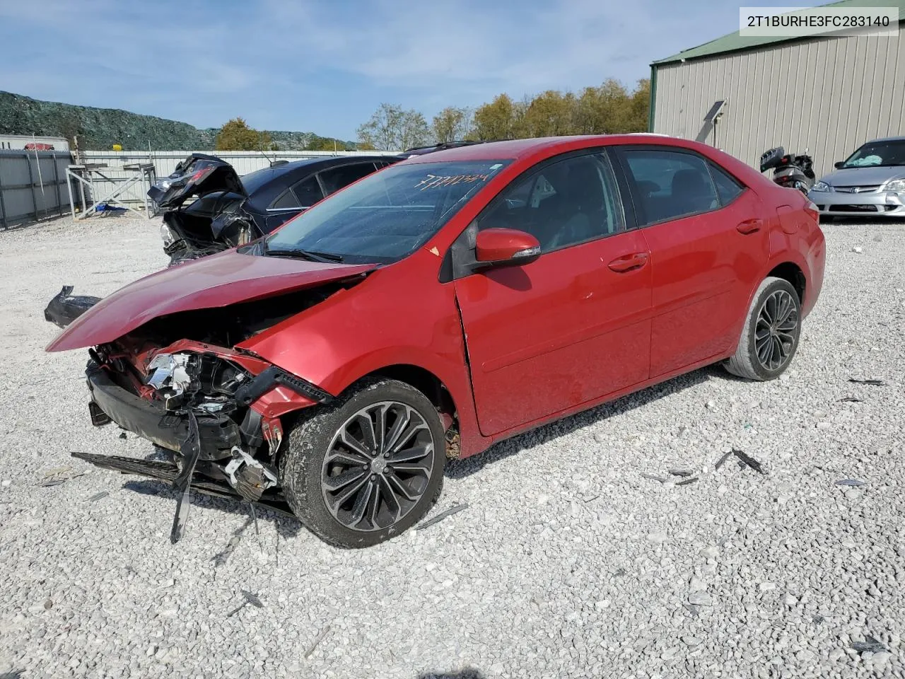 2015 Toyota Corolla L VIN: 2T1BURHE3FC283140 Lot: 77792334