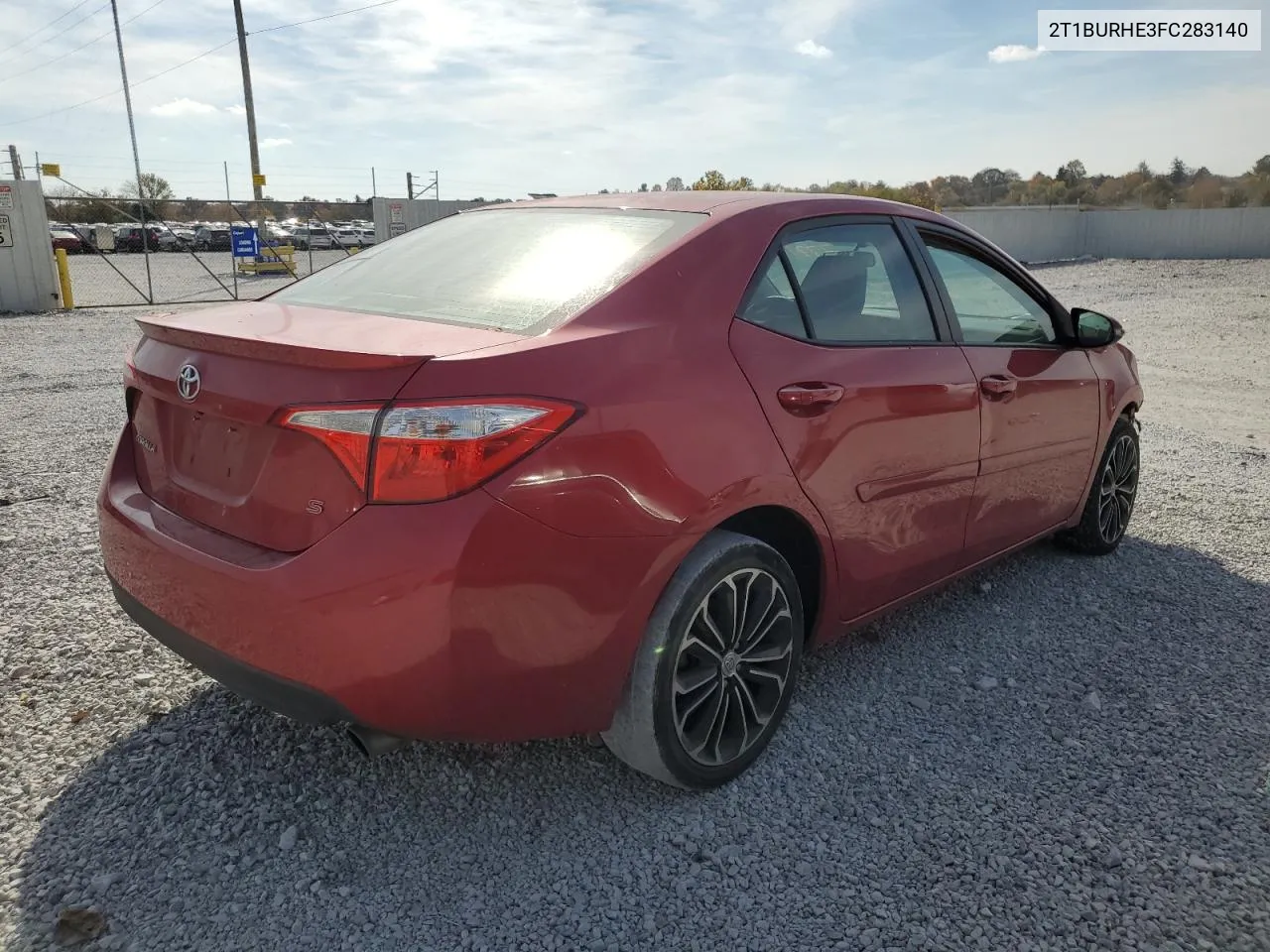 2015 Toyota Corolla L VIN: 2T1BURHE3FC283140 Lot: 77792334