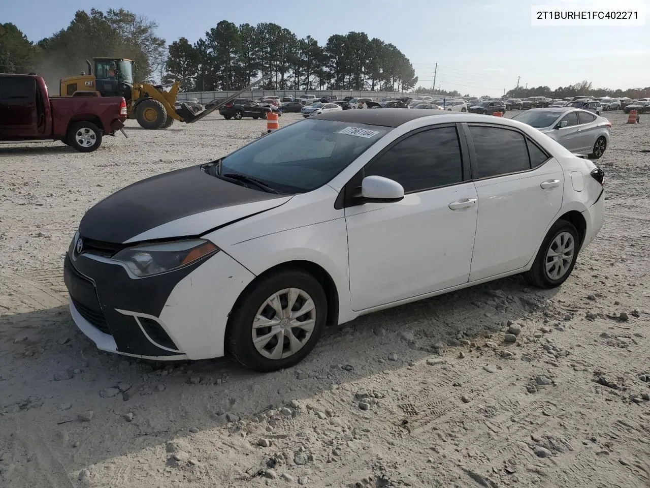 2015 Toyota Corolla L VIN: 2T1BURHE1FC402271 Lot: 77861104