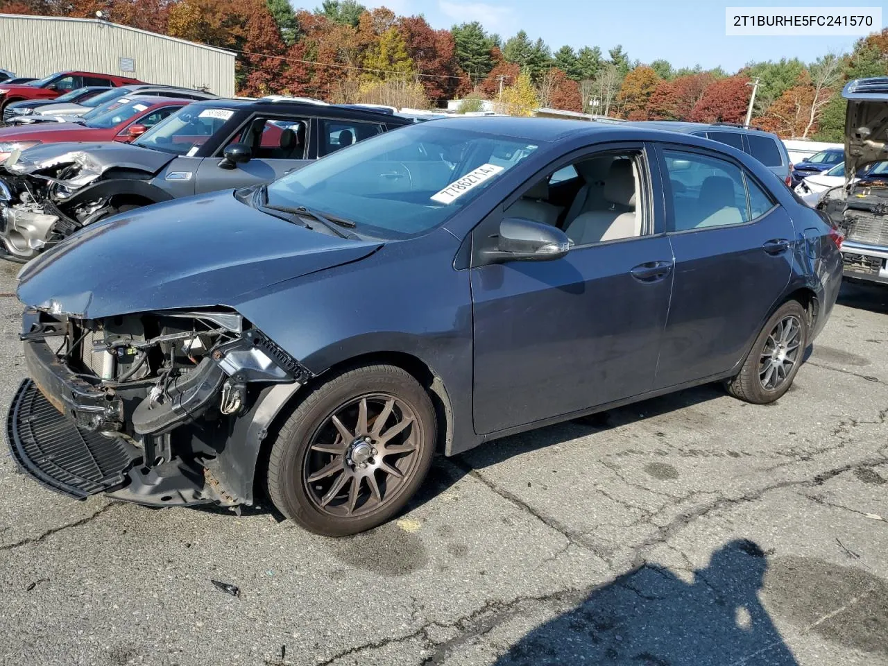 2015 Toyota Corolla L VIN: 2T1BURHE5FC241570 Lot: 77862714