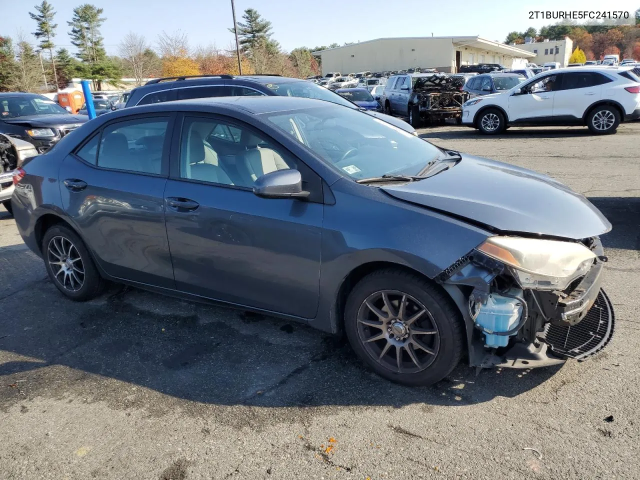 2015 Toyota Corolla L VIN: 2T1BURHE5FC241570 Lot: 77862714