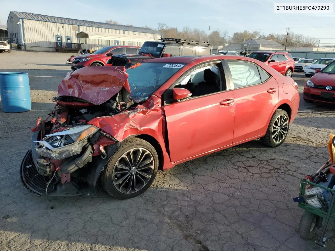 2015 Toyota Corolla L VIN: 2T1BURHE5FC479290 Lot: 77882534