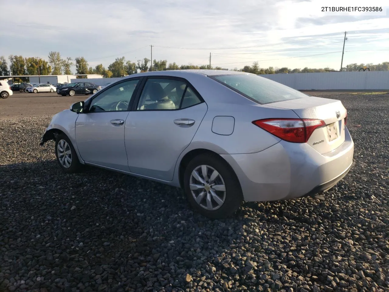 2015 Toyota Corolla L VIN: 2T1BURHE1FC393586 Lot: 78007934