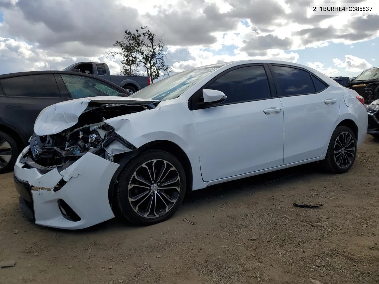 2015 Toyota Corolla L VIN: 2T1BURHE4FC385837 Lot: 78039924