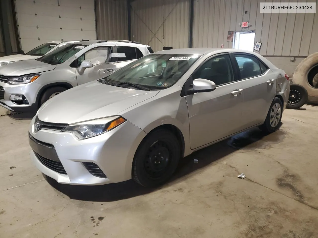 2015 Toyota Corolla L VIN: 2T1BURHE6FC234434 Lot: 78050144