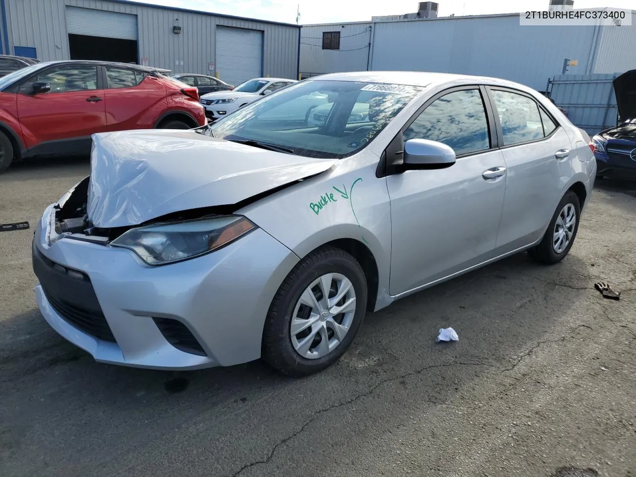 2015 Toyota Corolla L VIN: 2T1BURHE4FC373400 Lot: 78060434