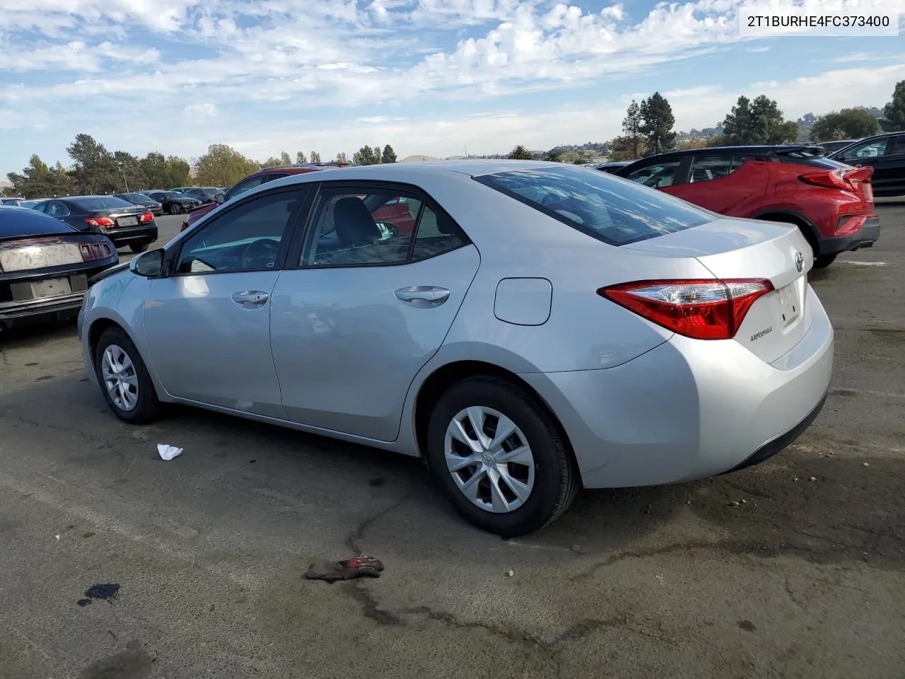 2015 Toyota Corolla L VIN: 2T1BURHE4FC373400 Lot: 78060434