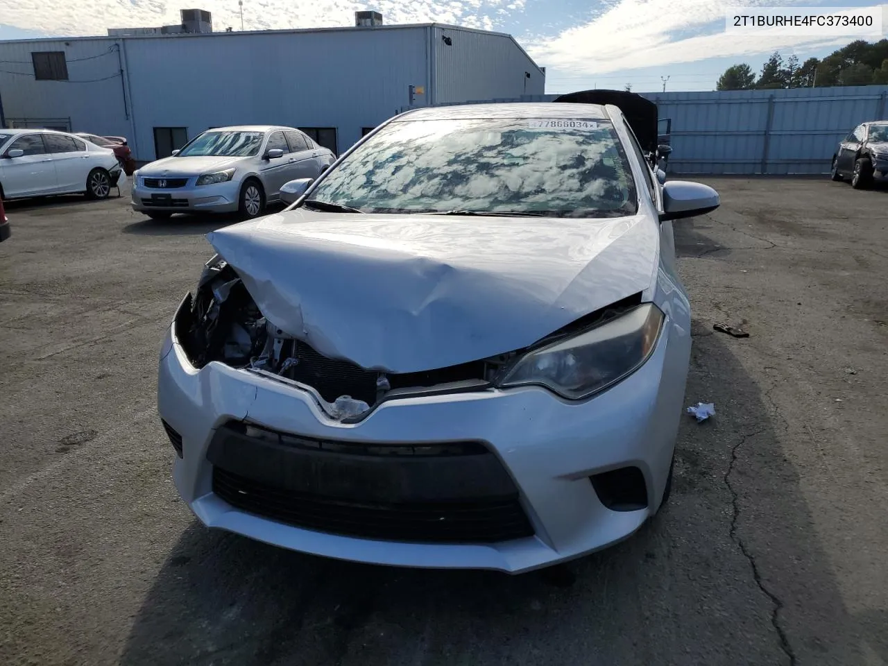 2015 Toyota Corolla L VIN: 2T1BURHE4FC373400 Lot: 78060434