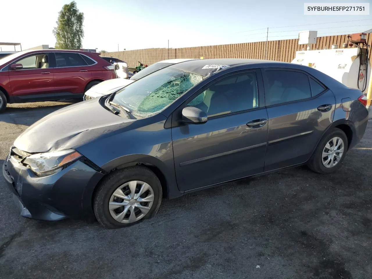 2015 Toyota Corolla L VIN: 5YFBURHE5FP271751 Lot: 78122574